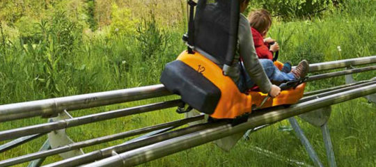luge sur rail au viaduc de la Souleuvre