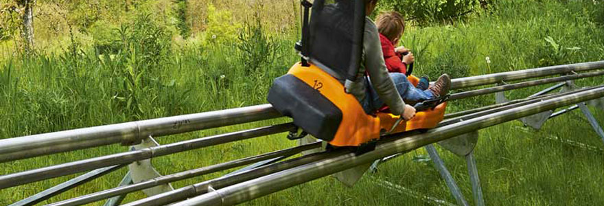 luge sur rail au viaduc de la Souleuvre